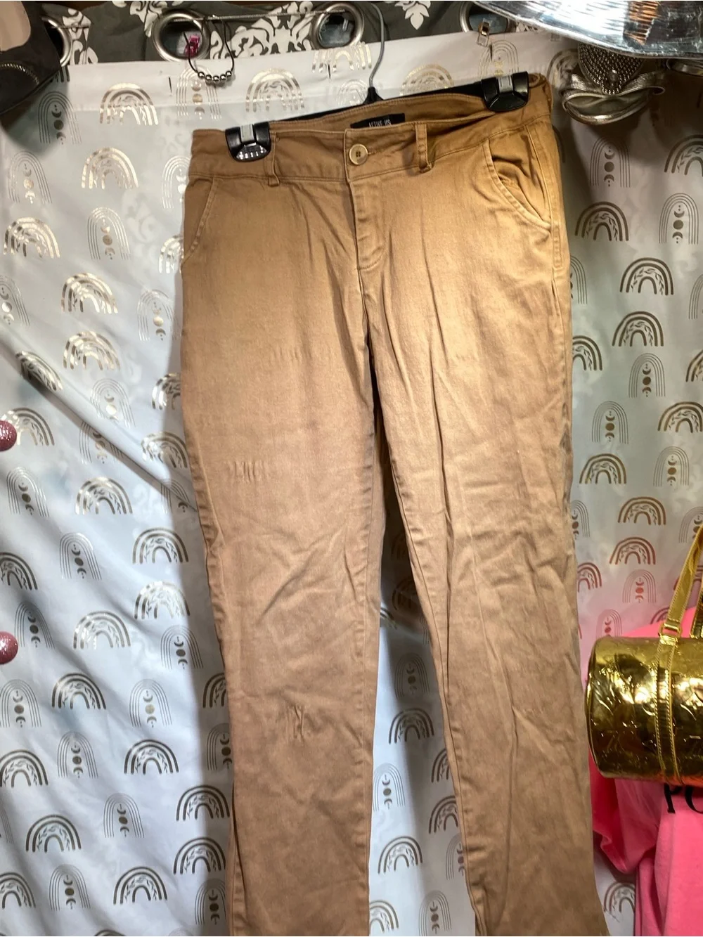 Active USA women’s  Khaki Chino Pants - Tan